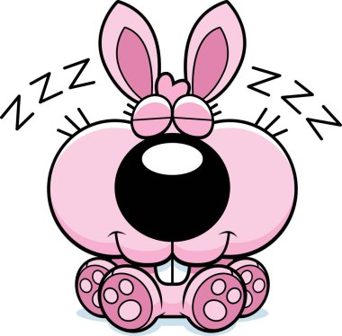 Çizgi film Bunny uyuklayan