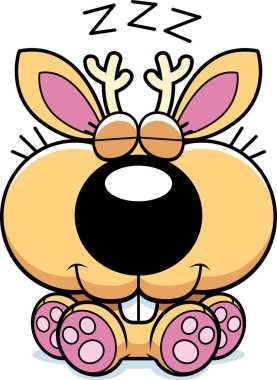 Çizgi film Jackalope uyuklayan