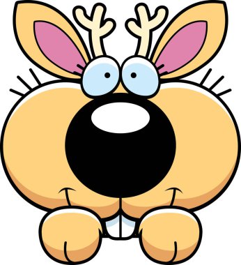 Çizgi film Jackalope bakmak