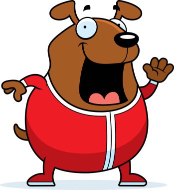 Karikatür köpek pijama