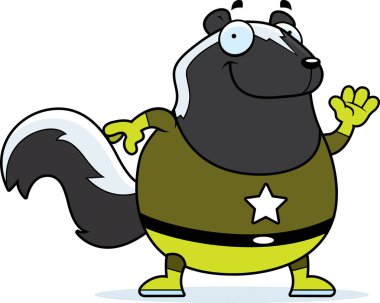 Çizgi film süper kahraman kokarca