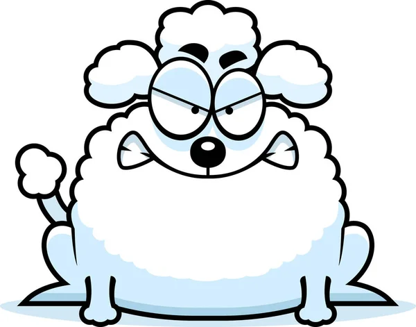 Mad Little Poodle — Stock Vector