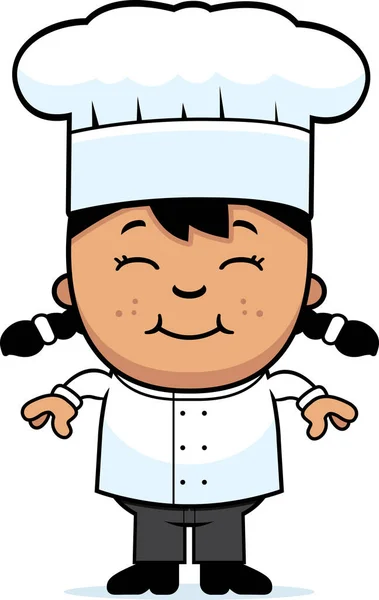 Rajzfilm gyermek Chef — Stock Vector