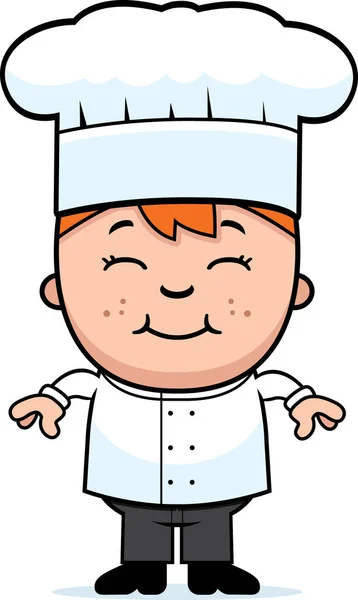 Cartoon Boy Chef — Stock Vector