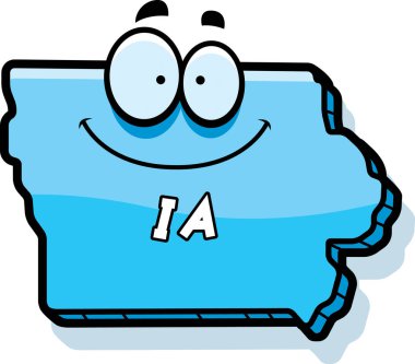 Çizgi film Iowa gülümseyen