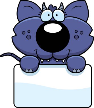 Chupacabra işareti karikatür