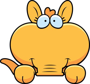 Çizgi film Aardvark bakmak