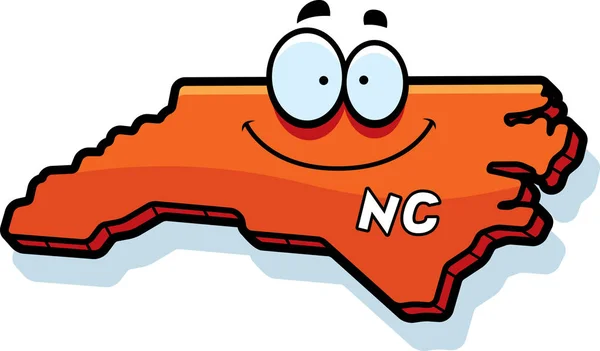 Karikatur North Carolina — Stockvektor