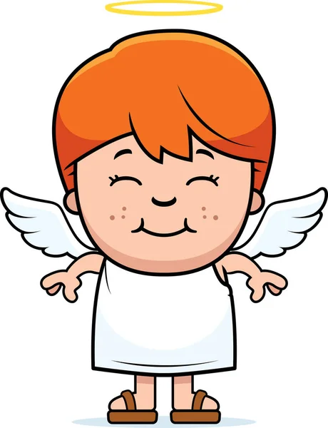 漫画少年天使 — ストックベクタ