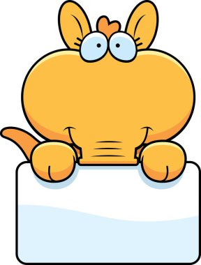 Çizgi film Aardvark işareti