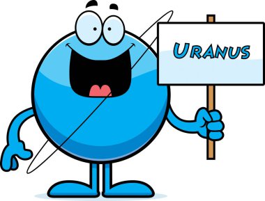 Çizgi film Uranüs işareti