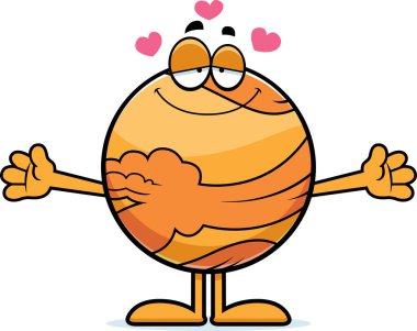 Çizgi film Venüs kucaklama