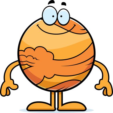 Mutlu karikatür Venüs