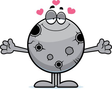 Çizgi film Moon kucaklama