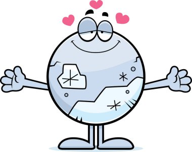 Çizgi film Pluto kucaklama