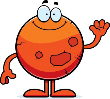 Çizgi film Mars sallayarak