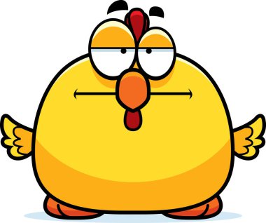 Sıkılmış küçük tavuk