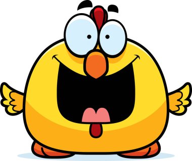 Mutlu küçük tavuk