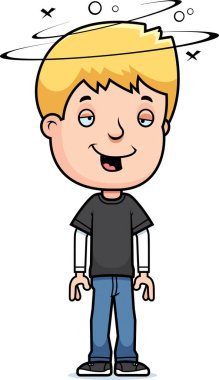 Sarhoş genç çocuk