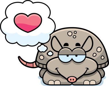 Aşık küçük Armadillo