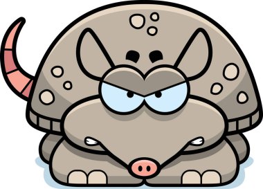 Kızgın küçük Armadillo