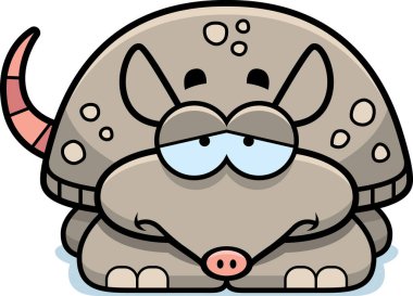 Üzgün küçük Armadillo