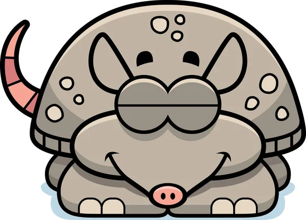 Sleeping Little Armadillo — Stock Vector