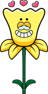 Çizgi film nergis aşık