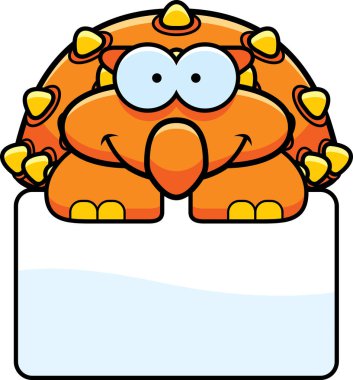 Küçük Ankylosaurus işaret