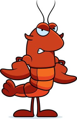 Çizgi film kızgın kerevit