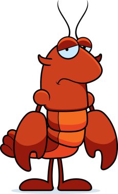 Çizgi film üzgün kerevit