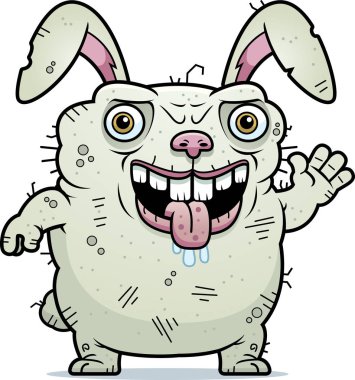 Çirkin Bunny sallayarak