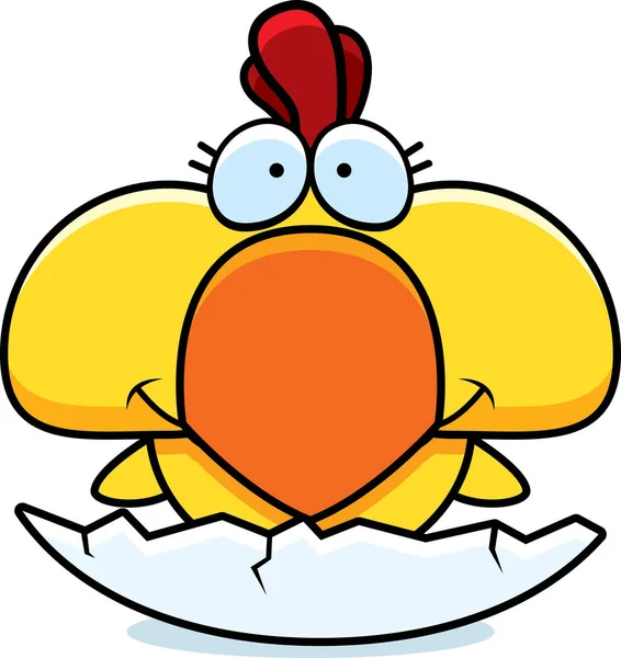 Escotilha de frango dos desenhos animados —  Vetores de Stock