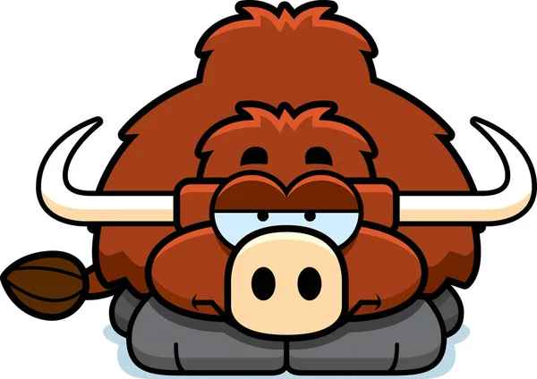 Bored Little Yak — Stock Vector