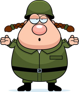 Karışık kadın asker