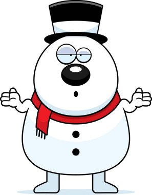 Karışık çizgi film kardan adam