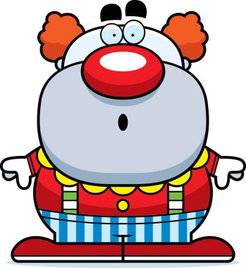 Sürpriz karikatür palyaço