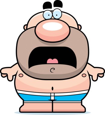 Korkmuş çizgi film erkek mayo