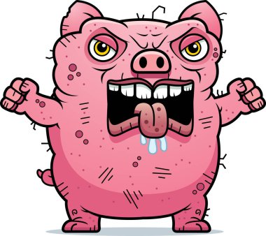 Kızgın çirkin domuz