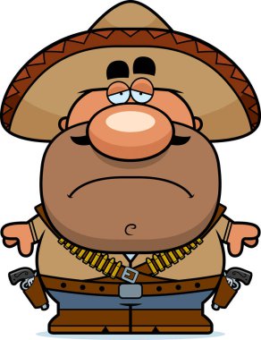 Yorgun karikatür Bandito