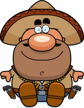 Çizgi film Bandito oturma