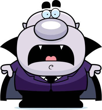 Korkmuş karikatür vampir