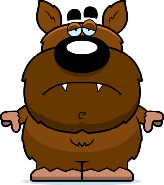 Yorgun çizgi film kurt adam