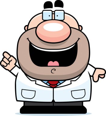 Çizgi film bilim adamı fikir