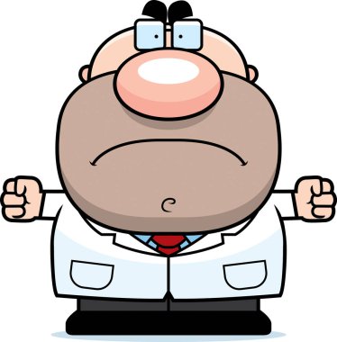 Kızgın çizgi film bilim adamı