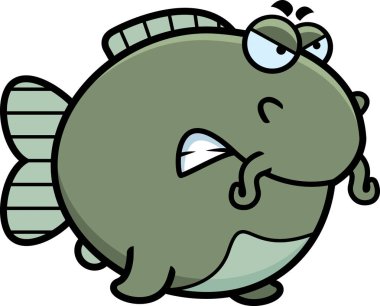 Kızgın çizgi film yayın balığı