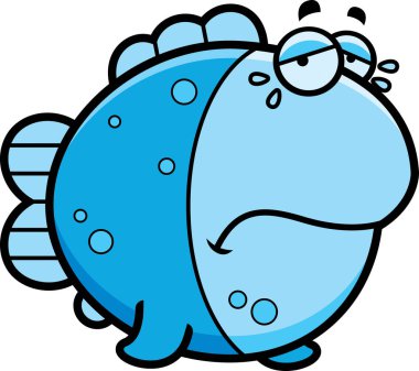 Ağlayan çizgi film balık