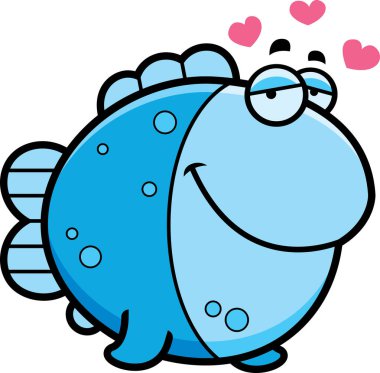 Çizgi film balık aşık