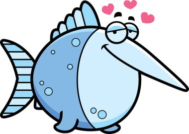 Çizgi film Kılıçbalığı aşık