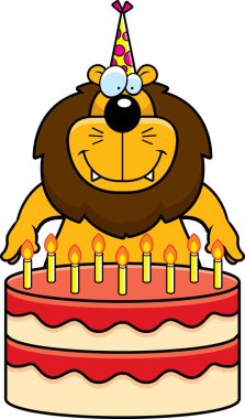 Çizgi film aslan doğum günü